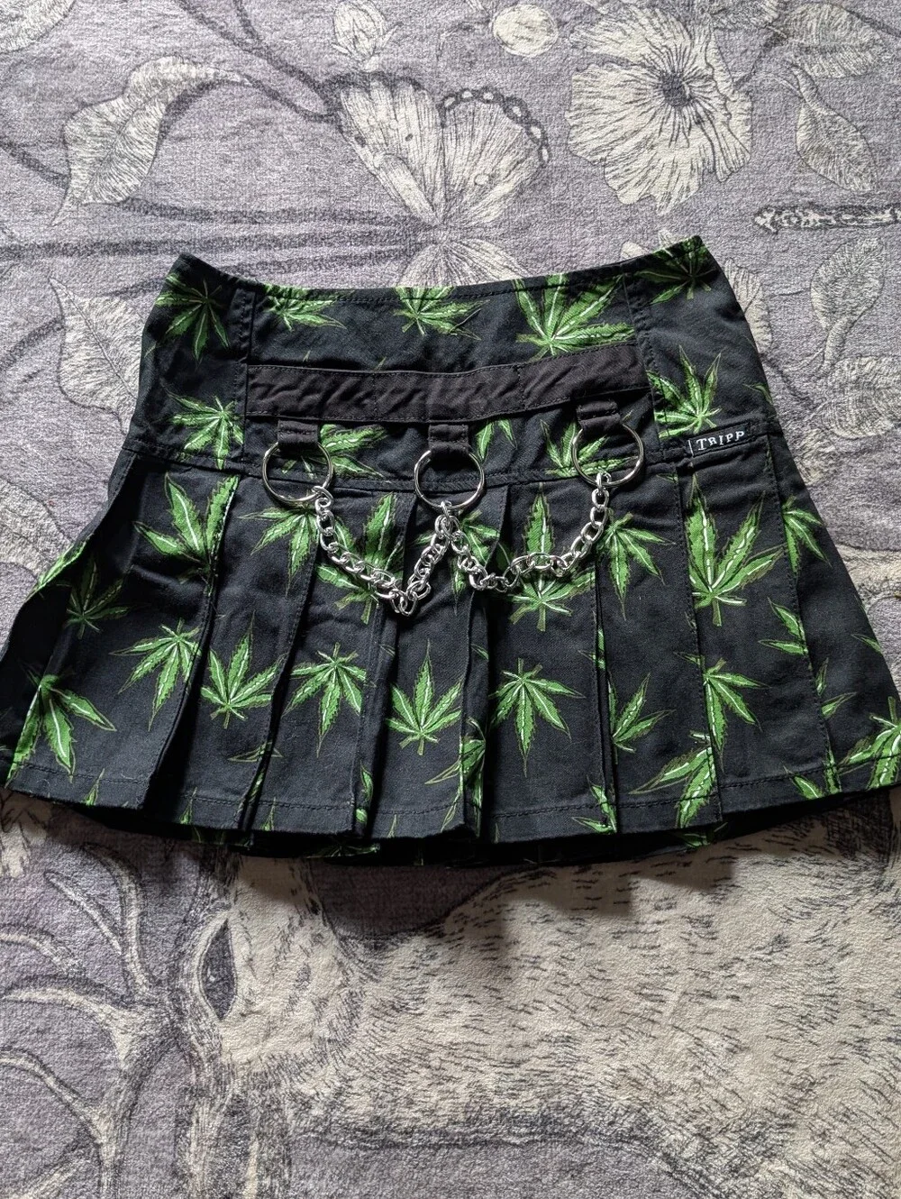 Tripp NYC Mary Jane Pleated Mini Skirt